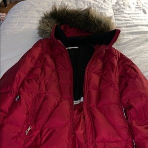 hardly worn calvin klein red jacket